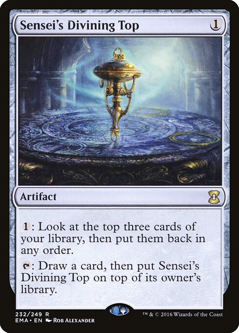 Carta Trompo adivinador del sensei — Eternal Masters · EMA · #232