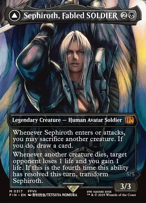 Sephiroth, Fabled SOLDIER // Sephiroth, One-Winged Angel — Final Fantasy