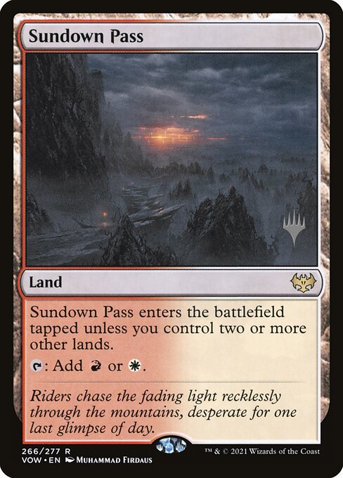 Paso del atardecer — Innistrad: Crimson Vow Promos