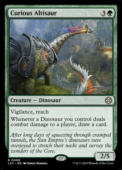 Altisaurio curioso — The Lost Caverns of Ixalan Commander