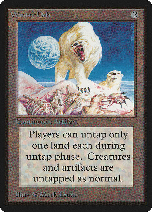Carta Orbe invernal — Limited Edition Beta · LEB · #276