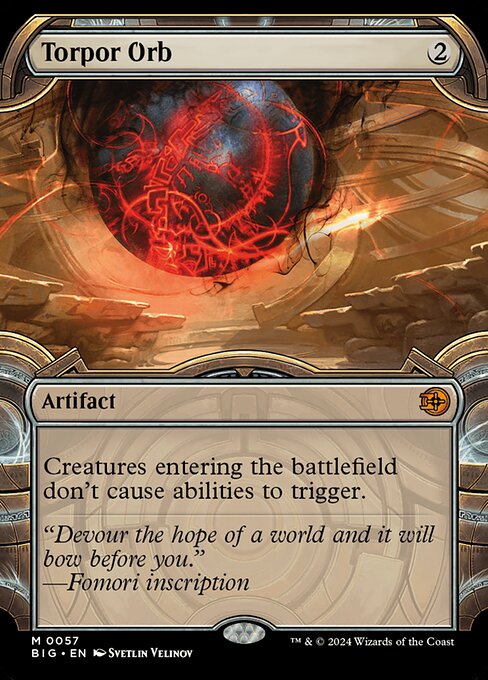 Orbe de torpor — The Big Score