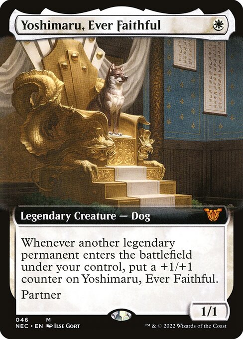 Yoshimaru, la Lealtad Eterna — Neon Dynasty Commander