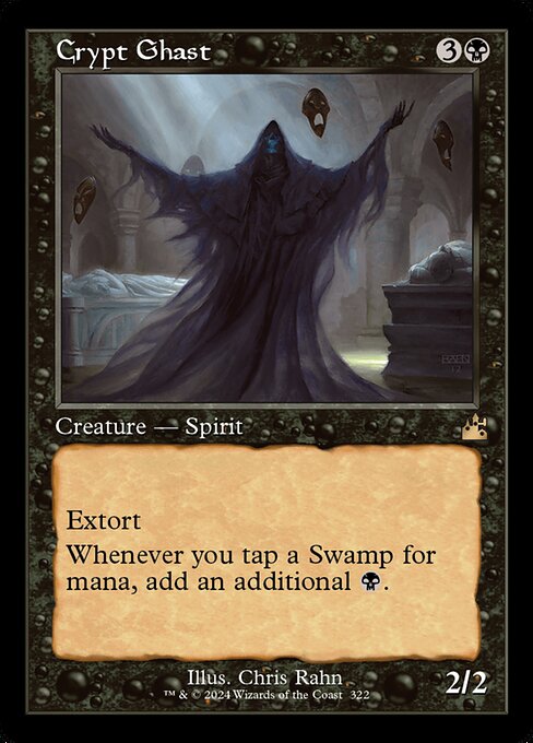Carta Espanto de la cripta — Ravnica Remastered · RVR · #322