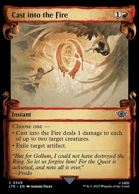 Carta Arrojar al fuego — The Lord of the Rings: Tales of Middle-earth · LTR · #569