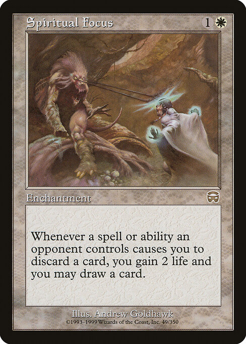 Carta Enfoque espiritual — Mercadian Masques · MMQ · #49