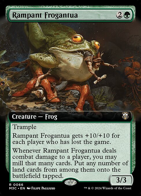 Carta Rampant Frogantua — Modern Horizons 3 Commander · M3C · #66