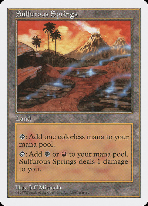 Manantiales sulfurosos — Fifth Edition