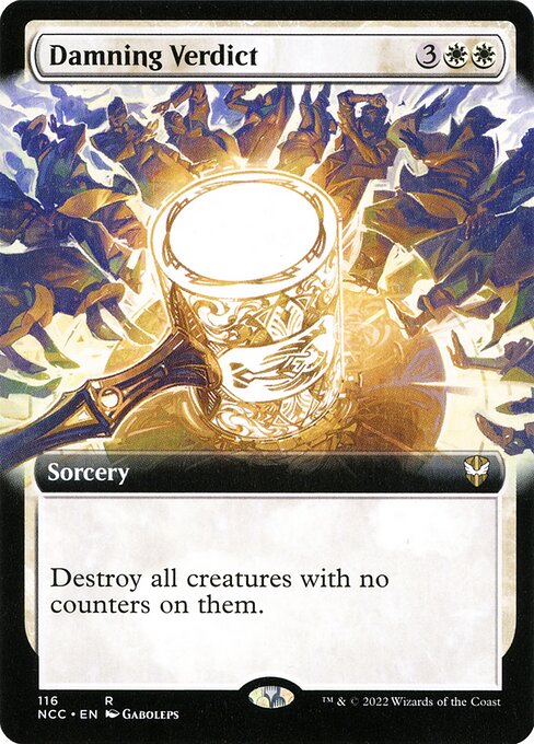 Veredicto condenatorio — New Capenna Commander