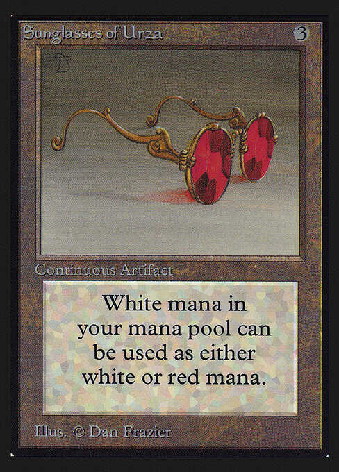 Carta Gafas de Urza — Collectors' Edition · CED · #272
