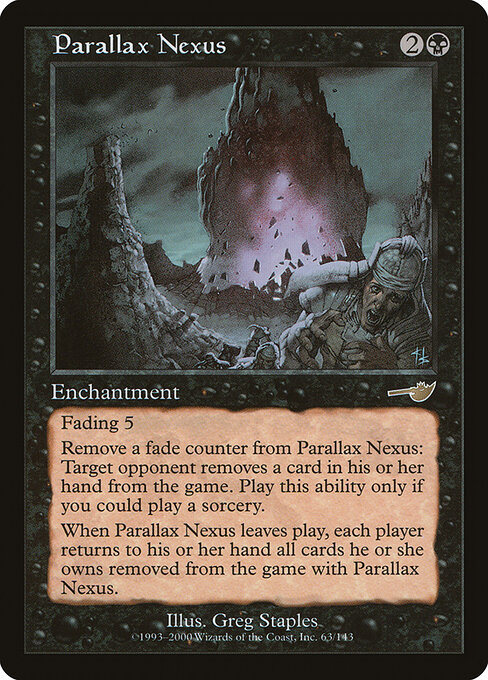Carta Parallax Nexus — Nemesis · NEM · #63