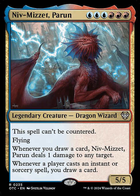 Niv-Mízzet, parun — Outlaws of Thunder Junction Commander