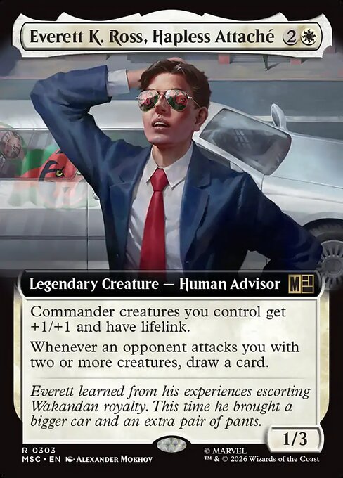 Carta Everett K. Ross, agregado aciago — Marvel Super Heroes Commander · MSC · #303