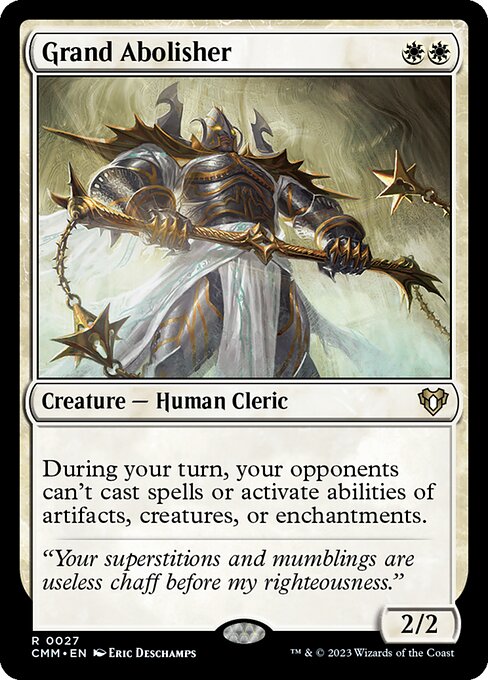 Gran abolidor — Commander Masters