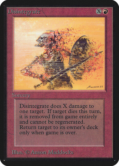 Desintegrar — Limited Edition Alpha