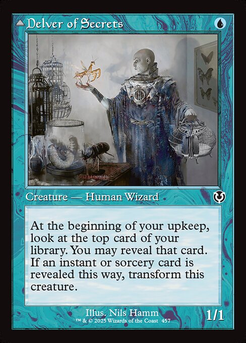 Delver of Secrets // Insectile Aberration (cara frontal)