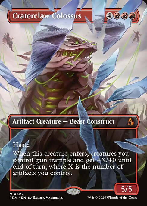 Carta Craterclaw Colossus — Reality Fracture · FRA · #327