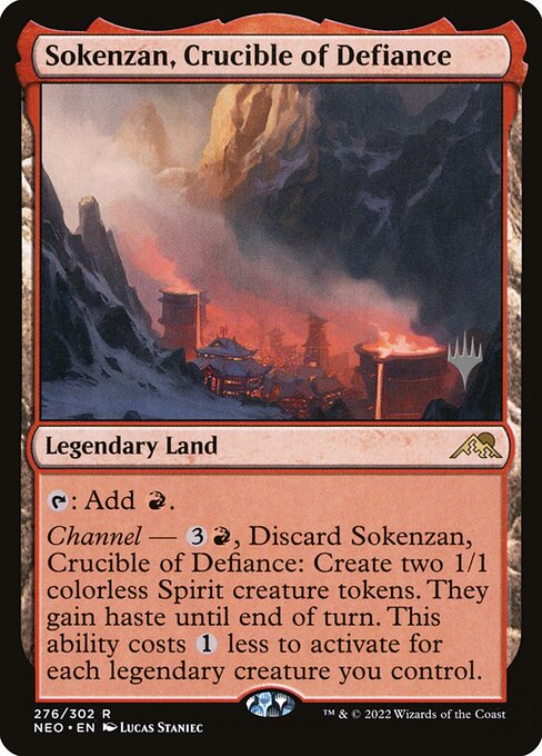 Carta Sokenzan, origen de la resistencia — Kamigawa: Neon Dynasty Promos · PNEO · #276p