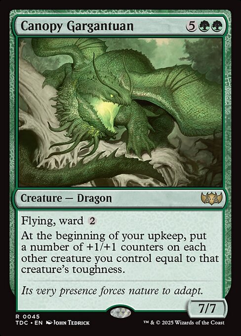 Carta Coloso de la enramada — Tarkir: Dragonstorm Commander · TDC · #45