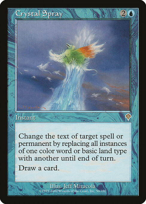 Carta Rociada de Cristal — Invasion · INV · #50