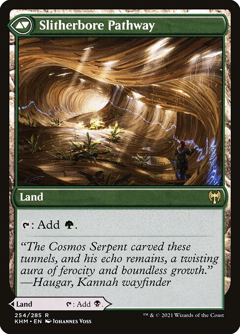 Darkbore Pathway // Slitherbore Pathway (cara trasera)