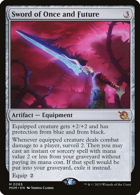Carta Espada de pasado y futuro — March of the Machine Promos · PMOM · #265p