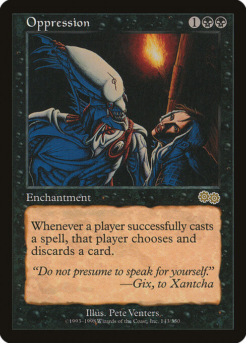 Carta Opresión — Urza's Saga · USG · #143