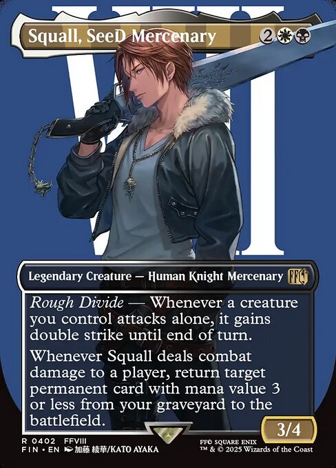 Squall, mercenario Seed — Final Fantasy