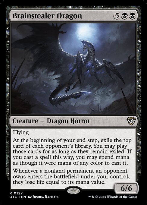 Carta Dragón robacerebros — Outlaws of Thunder Junction Commander · OTC · #127