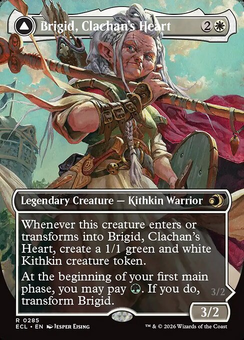 Brigid, Clachan's Heart // Brigid, Doun's Mind (cara frontal)