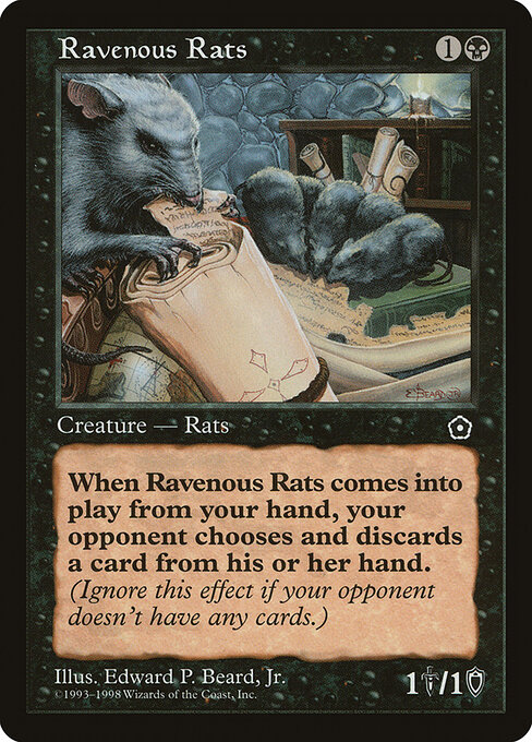 Carta Ratas rapaces — Portal Second Age · P02 · #87