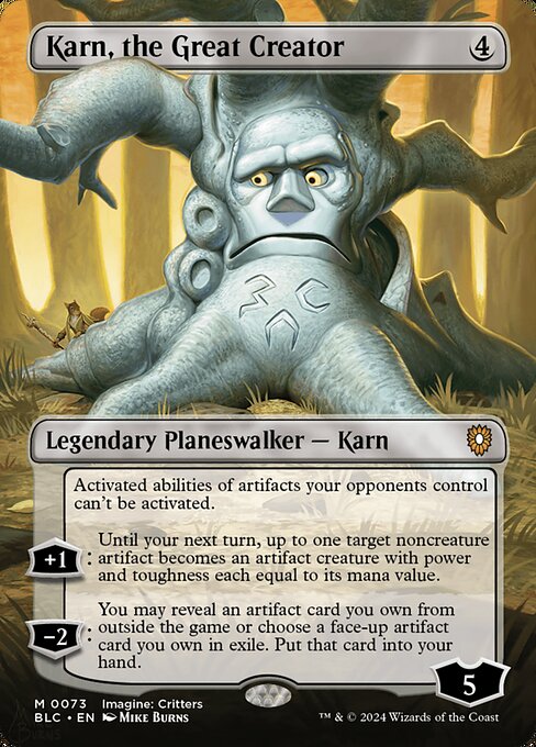 Karn, el Gran Creador — Bloomburrow Commander