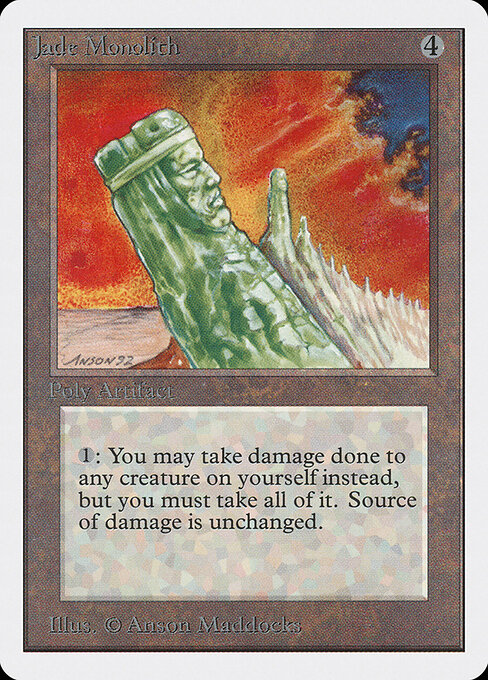 Carta Monolito de jade — Unlimited Edition · 2ED · #253