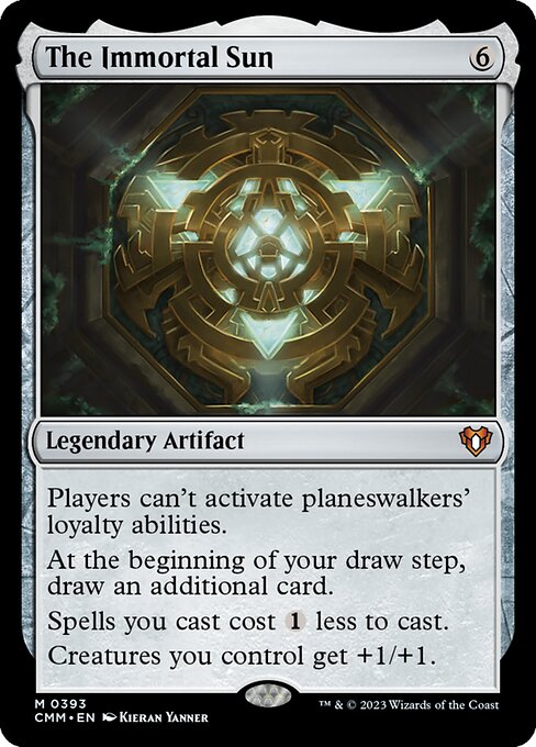 Carta El Sol Inmortal — Commander Masters · CMM · #393