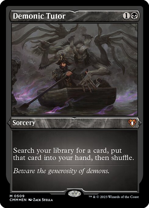 Tutor demoníaco — Commander Masters