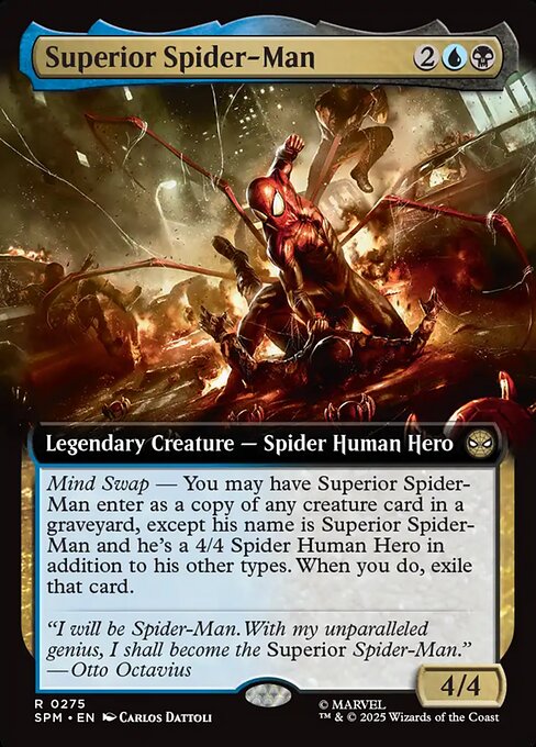Carta Spiderman Superior — Marvel's Spider-Man · SPM · #275
