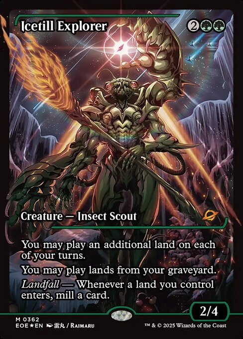 Carta Escultista de arrastres glaciares — Edge of Eternities · EOE · #362