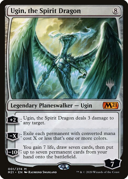 Ugin, el dragón espíritu — Core Set 2021 Promos