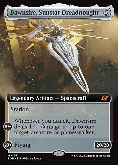 Carta Señor del Alba, nao de Solestrella — Edge of Eternities · EOE · #351