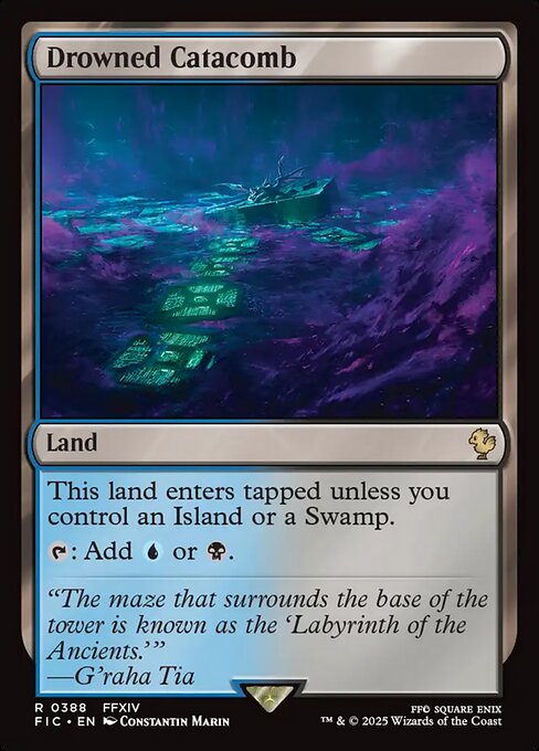 Catacumba inundada — Final Fantasy Commander