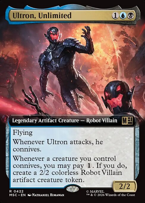 Carta Ultrón, ilimitado — Marvel Super Heroes Commander · MSC · #422