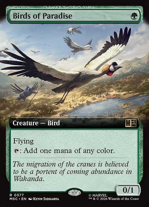 Aves del paraíso — Marvel Super Heroes Commander