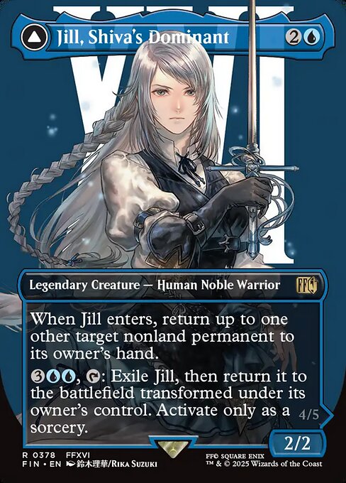 Jill, Shiva's Dominant // Shiva, Warden of Ice — Final Fantasy