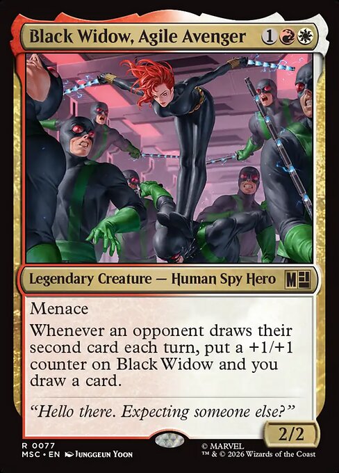 Viuda Negra, vengadora veloz — Marvel Super Heroes Commander