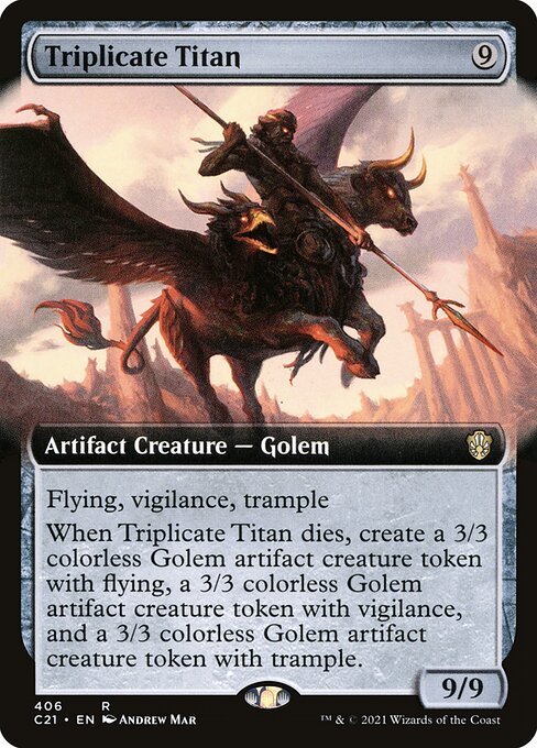Titán triplicado — Commander 2021