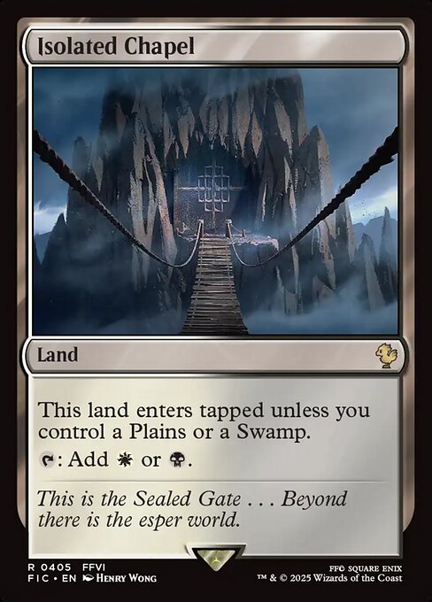 Capilla aislada — Final Fantasy Commander