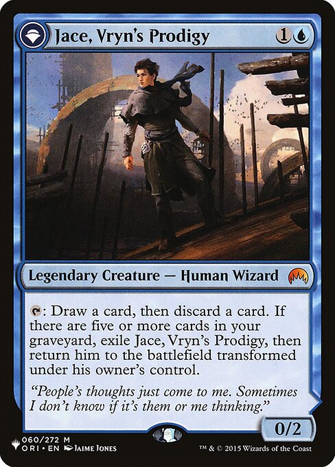 Jace, Vryn's Prodigy // Jace, Telepath Unbound — The List