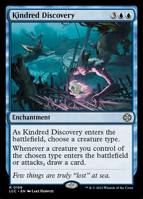 Carta Descubrimiento de la estirpe — The Lost Caverns of Ixalan Commander · LCC · #159