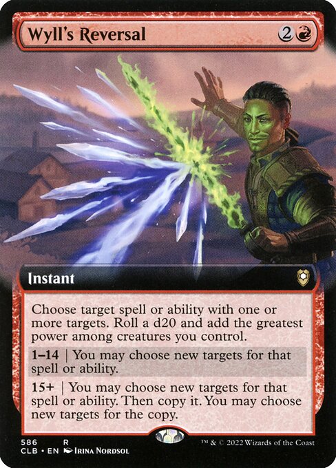 Carta Inversión de Wyll — Commander Legends: Battle for Baldur's Gate · CLB · #586