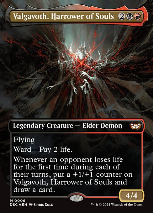 Carta Valgavoth, Harrower of Souls — Duskmourn: House of Horror Commander · DSC · #6